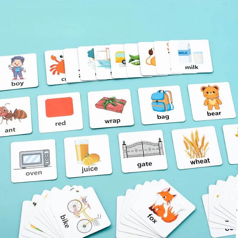 Children's English Card Montessori Wooden Letter Building Blocks Parent-Child Interaction Spelling Battle Desktop Games - ToylandEU