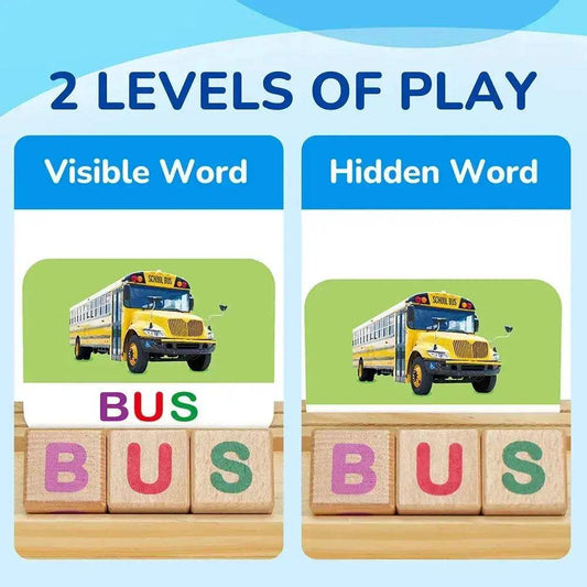  Montessori Wooden Letter Spelling Games Eco For Kids -  ToylandEU™