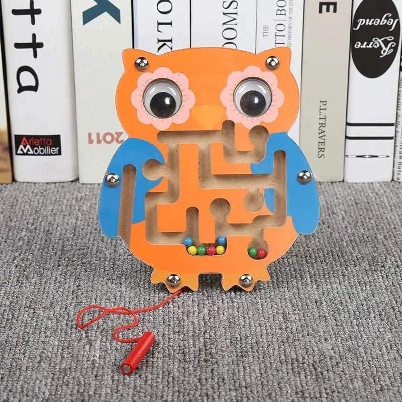 Montessori Wooden Magnetic Maze Educational Toy For Kids - ToylandEU