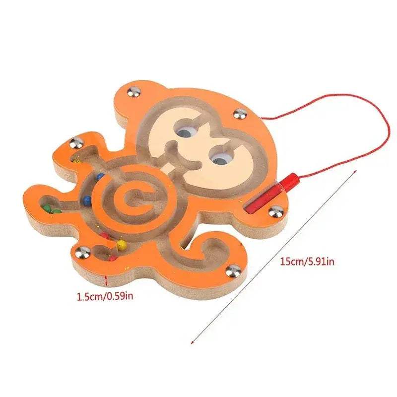 Montessori Wooden Magnetic Maze Educational Toy For Kids - ToylandEU