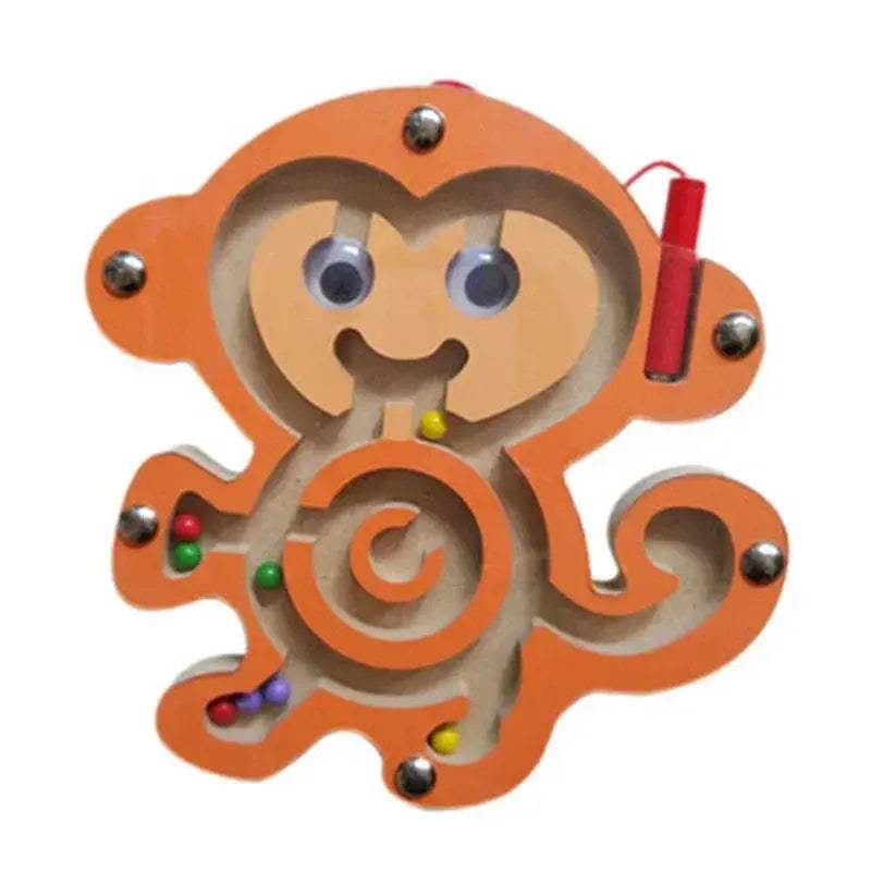 Montessori Wooden Magnetic Maze Educational Toy For Kids - ToylandEU