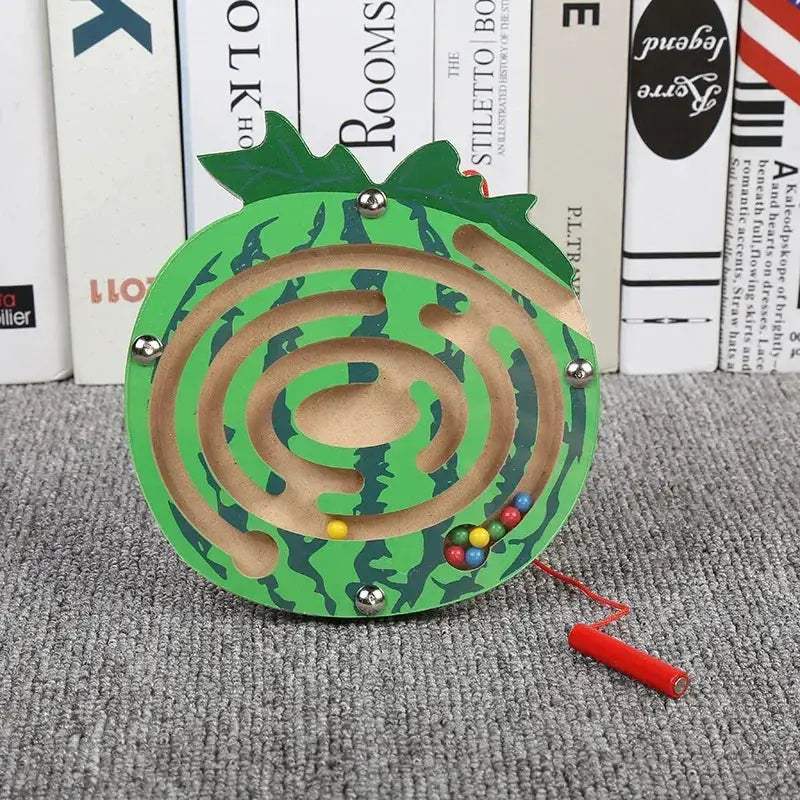 Montessori Wooden Magnetic Maze Educational Toy For Kids - ToylandEU