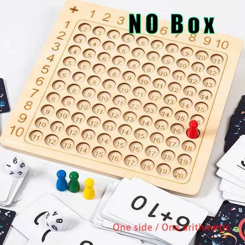 Montessori Wooden Math Board: Fun Learning for Addition & Multiplication - ToylandEU