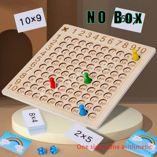 Montessori Wooden Math Board: Fun Learning for Addition & Multiplication - ToylandEU