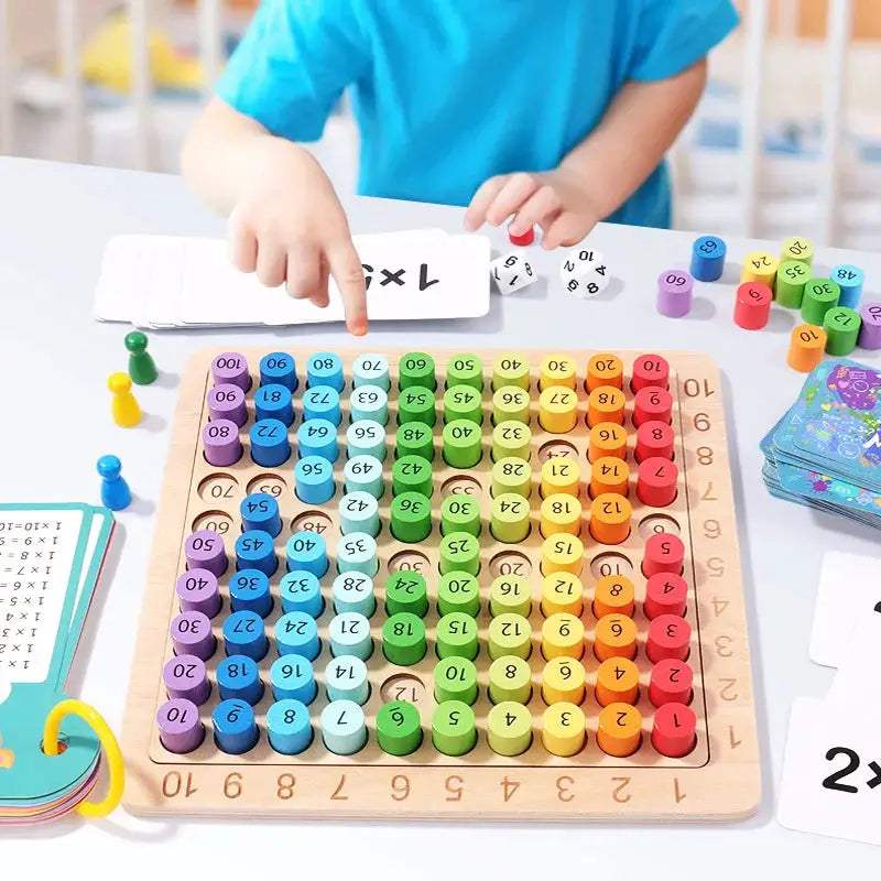 Montessori Wooden Math Toys For Kids Multiplication Practice - ToylandEU