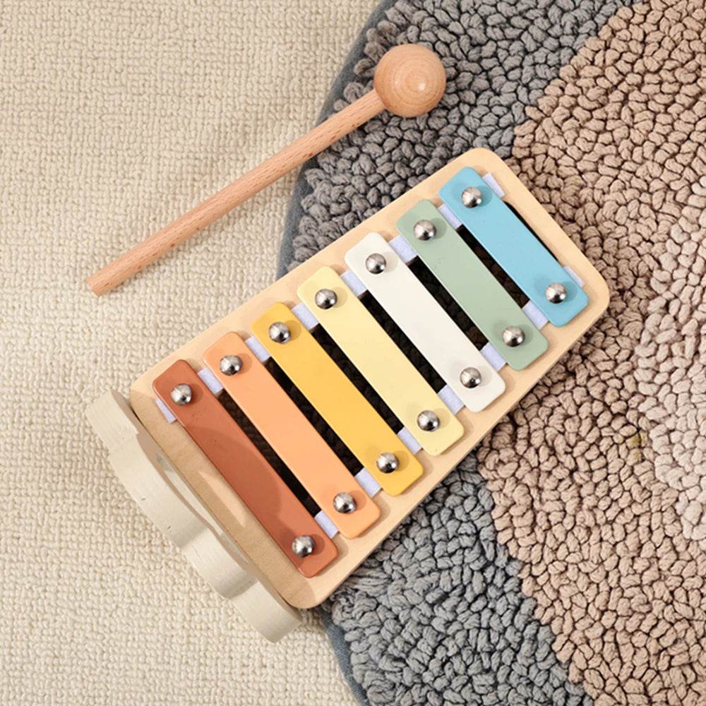 Children Montessori Instruments Toys Wooden Parent Child Interaction Puzzle Early Education Sound Cognition Music Festival Gifts - ToylandEU
