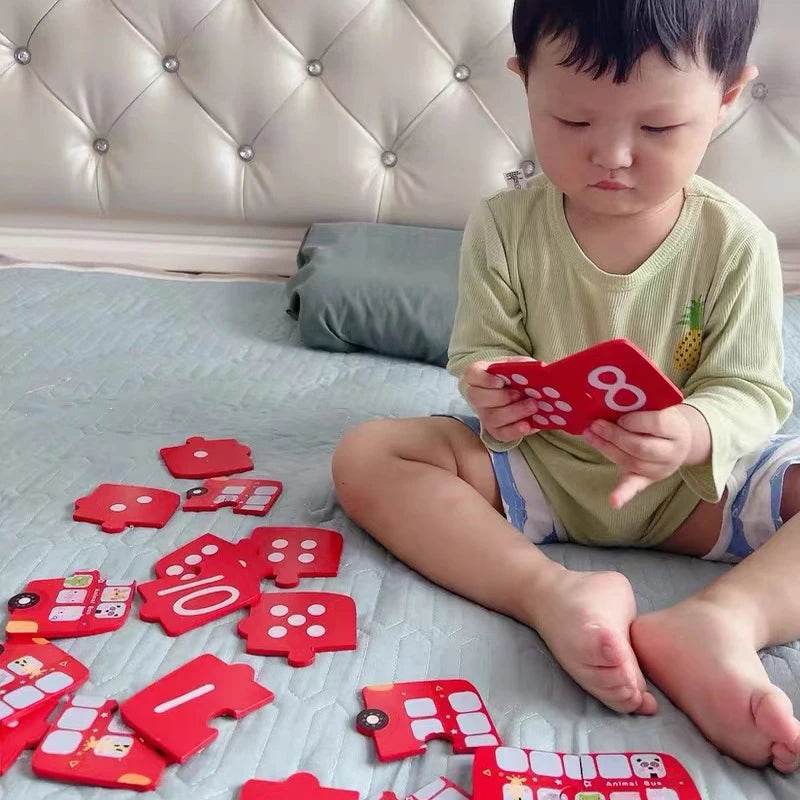 Engaging Wooden Montessori Number Puzzle for Early Learning Fun - ToylandEU