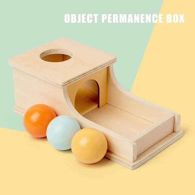 Montessori Wooden Pitch Ball Box Drawer Game For Early Education - ToylandEU