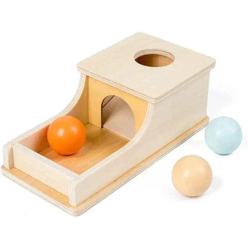 Montessori Wooden Pitch Ball Box Drawer Game For Early Education - ToylandEU