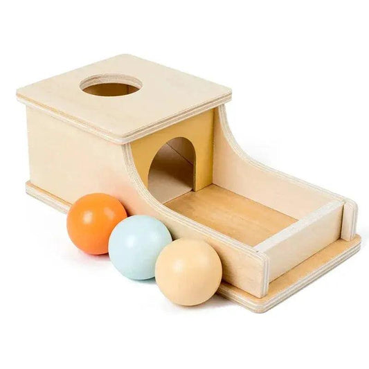  Montessori Wooden Pitch Ball Box Non Toxic For Kids -  ToylandEU™