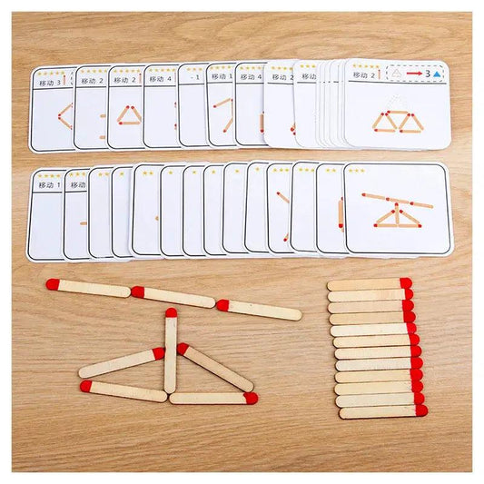  Montessori Wooden Puzzle Educational Logic Toy For Kids -  ToylandEU™