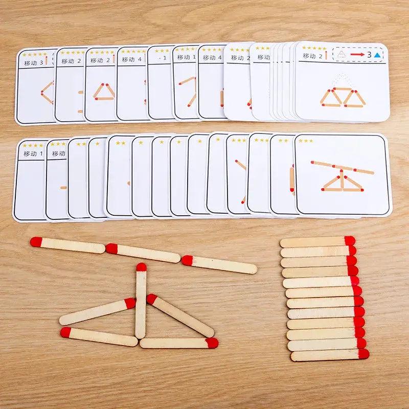  Montessori Wooden Puzzle Educational Logic Toy For Kids -  ToylandEU™