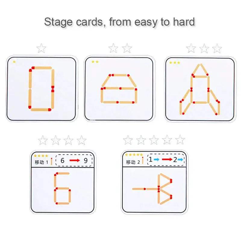 Montessori Wooden Puzzle Game For Kids Logic And Math Training - ToylandEU