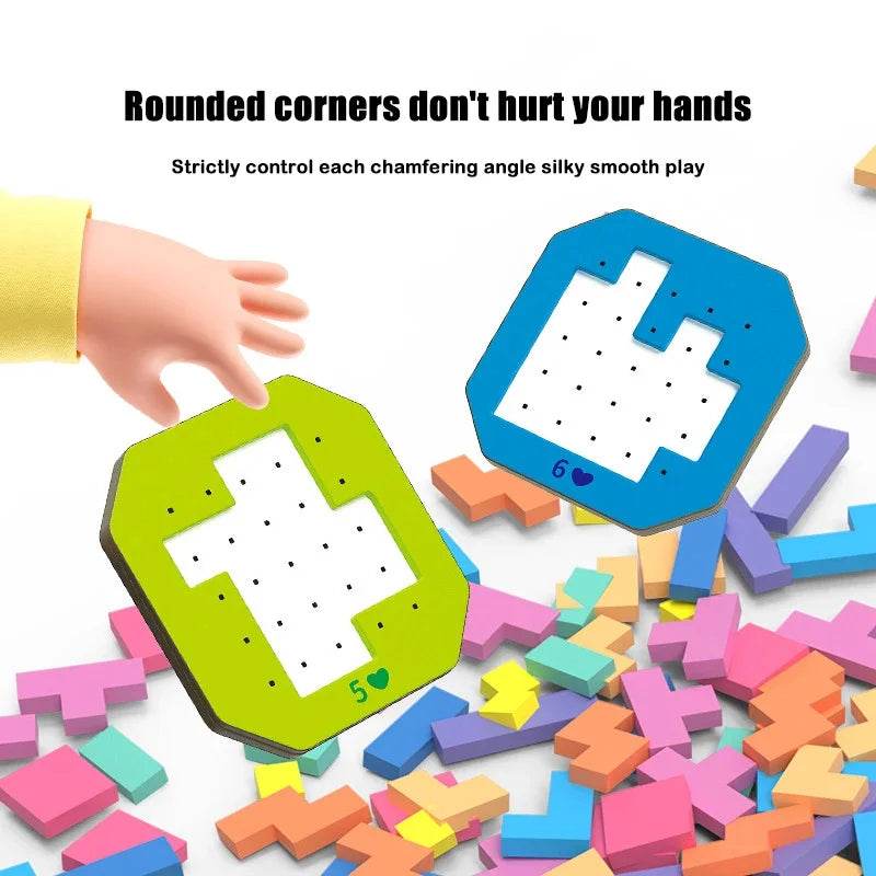 Montessori Children's Wooden Puzzle Toy 26 English Alphabet Number Animal Shapes Educational Toys for Boys and Girls Gift - ToylandEU