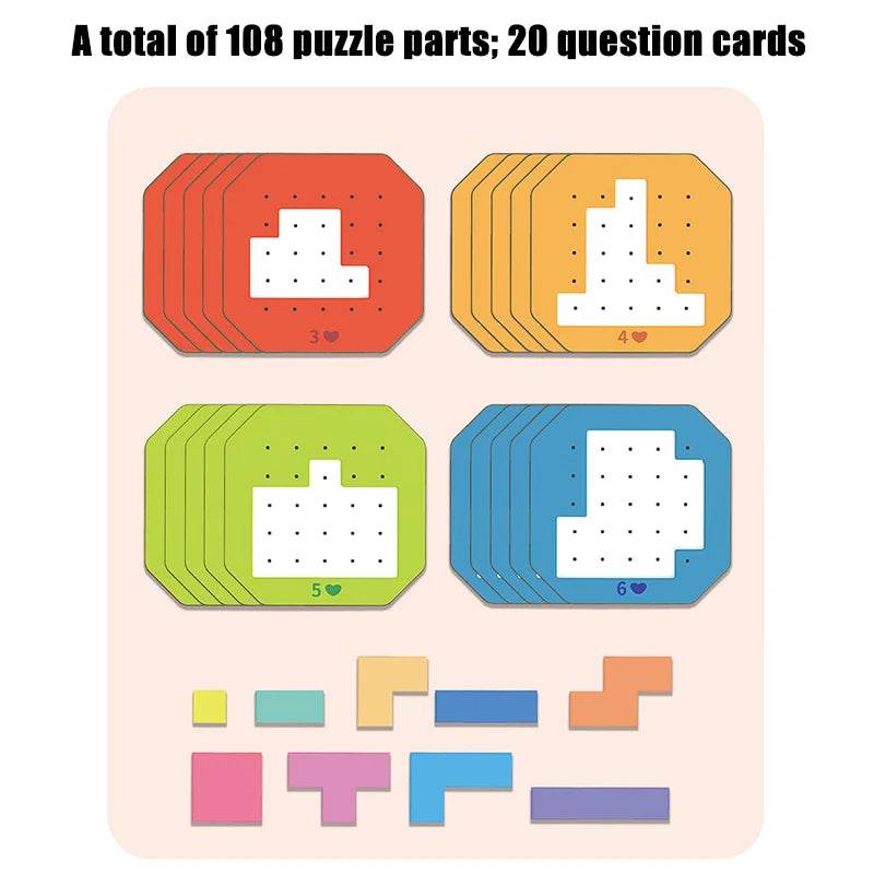 Montessori Children's Wooden Puzzle Toy 26 English Alphabet Number Animal Shapes Educational Toys for Boys and Girls Gift - ToylandEU