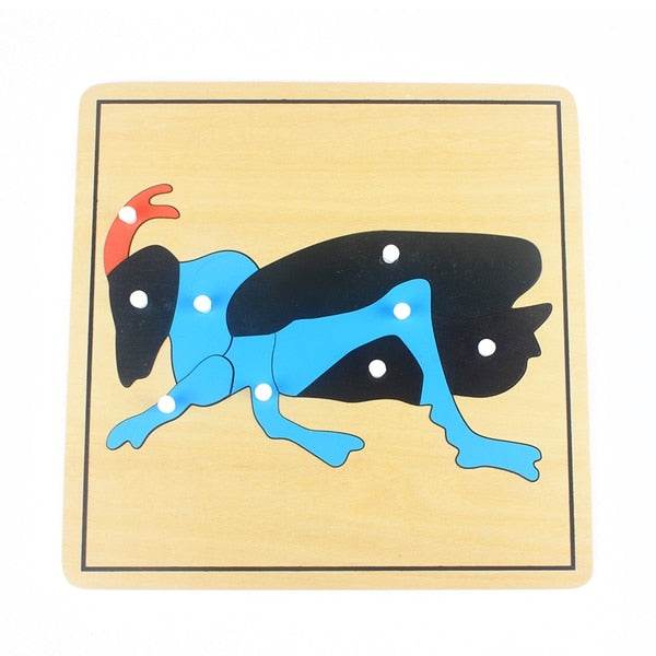 Engaging Montessori Wooden Puzzle: Discover Plants & Animals for Kids - ToylandEU