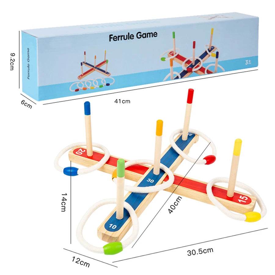 2025 New Montessori Educational Puzzle Games Ring Matching Color Ring Toss Party Toys for Kids Boys Girls - ToylandEU