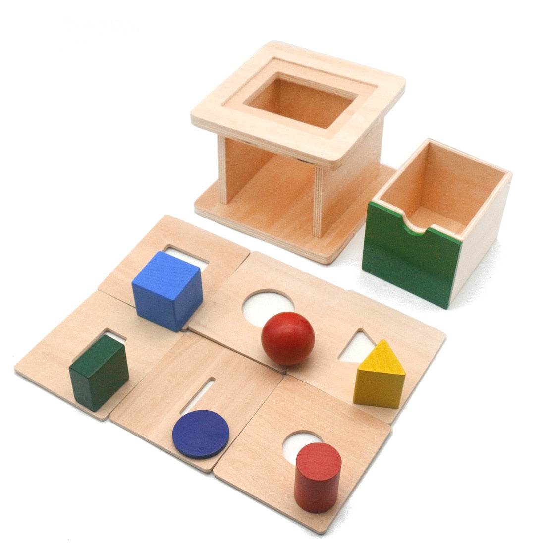 Монтесори дървена играчка за сортиране на форми - Забавно обучение за малки деца - ToylandEU