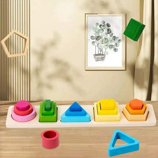  Montessori Wooden Sorting Toys For Toddlers Educational -  ToylandEU™