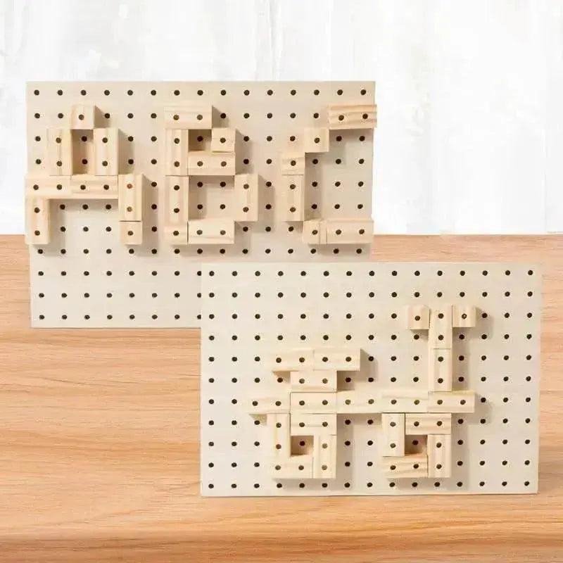  Montessori Wooden Stacking Blocks Educational Toy For Toddlers 14 Months Plus Safe Durable -  ToylandEU™