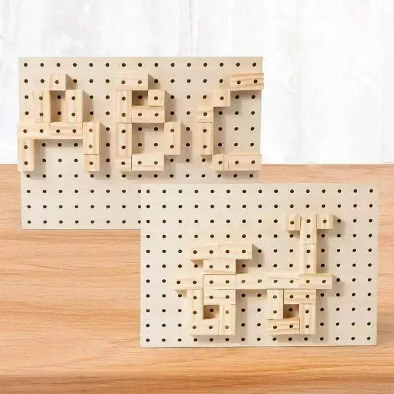  Montessori Wooden Stacking Blocks Educational Toy For Toddlers 14 Months Plus Safe Durable -  ToylandEU™