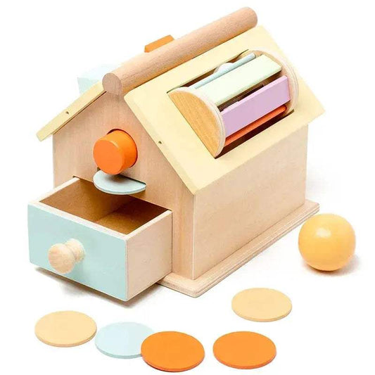  Montessori Wooden Toy 5 In 1 Object Permanence Box Kit -  ToylandEU™