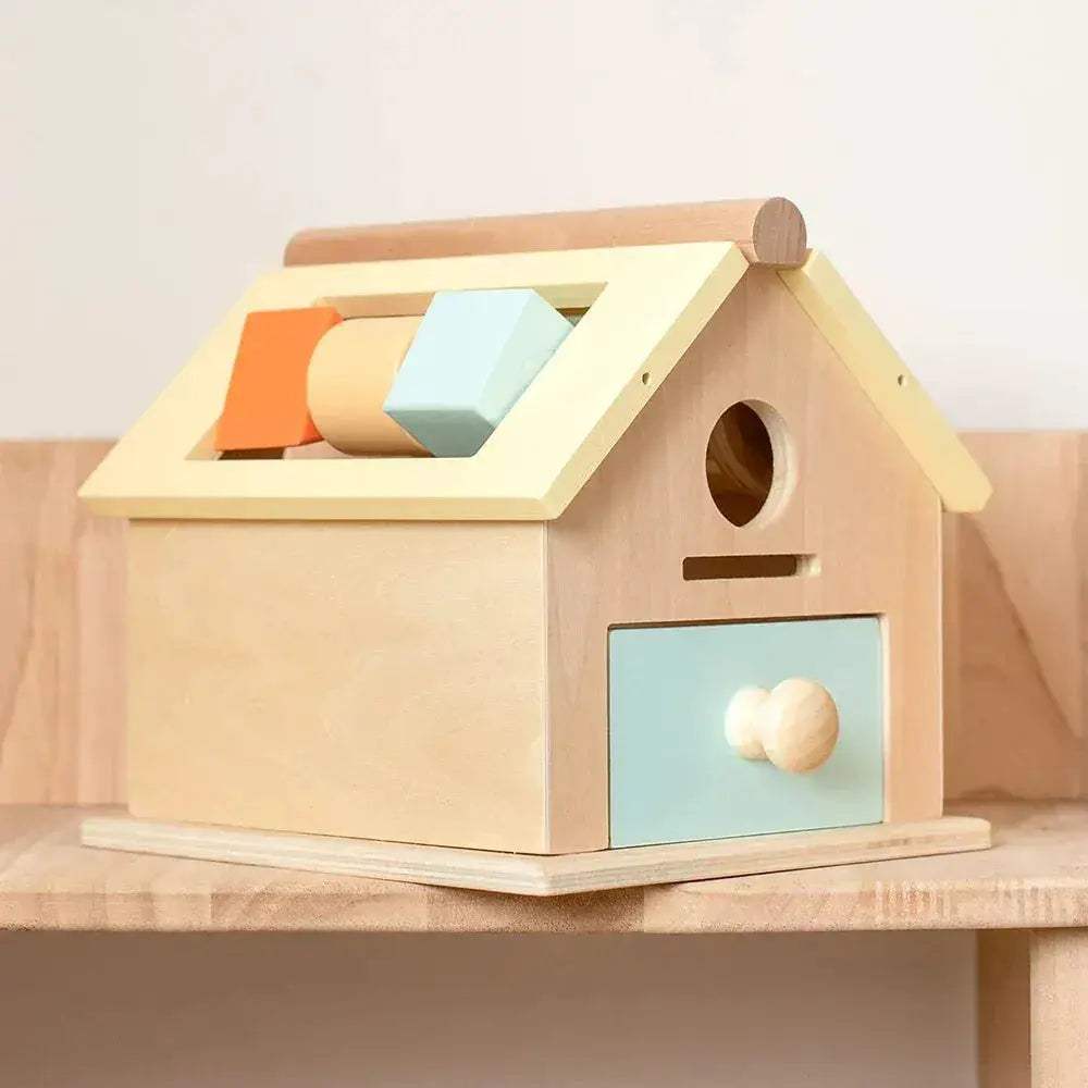 Montessori Wooden Toy 5 In 1 Object Permanence Box - ToylandEU