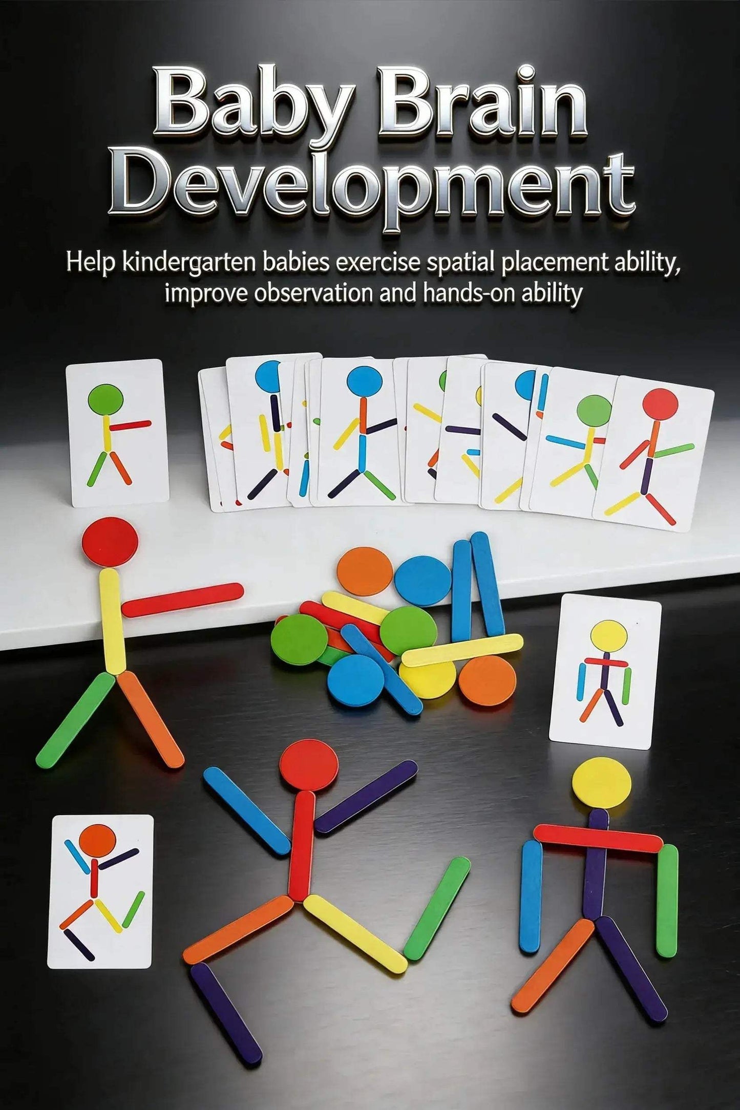 Montessori Wooden Toys For Brain Development And Spatial Skills - ToylandEU