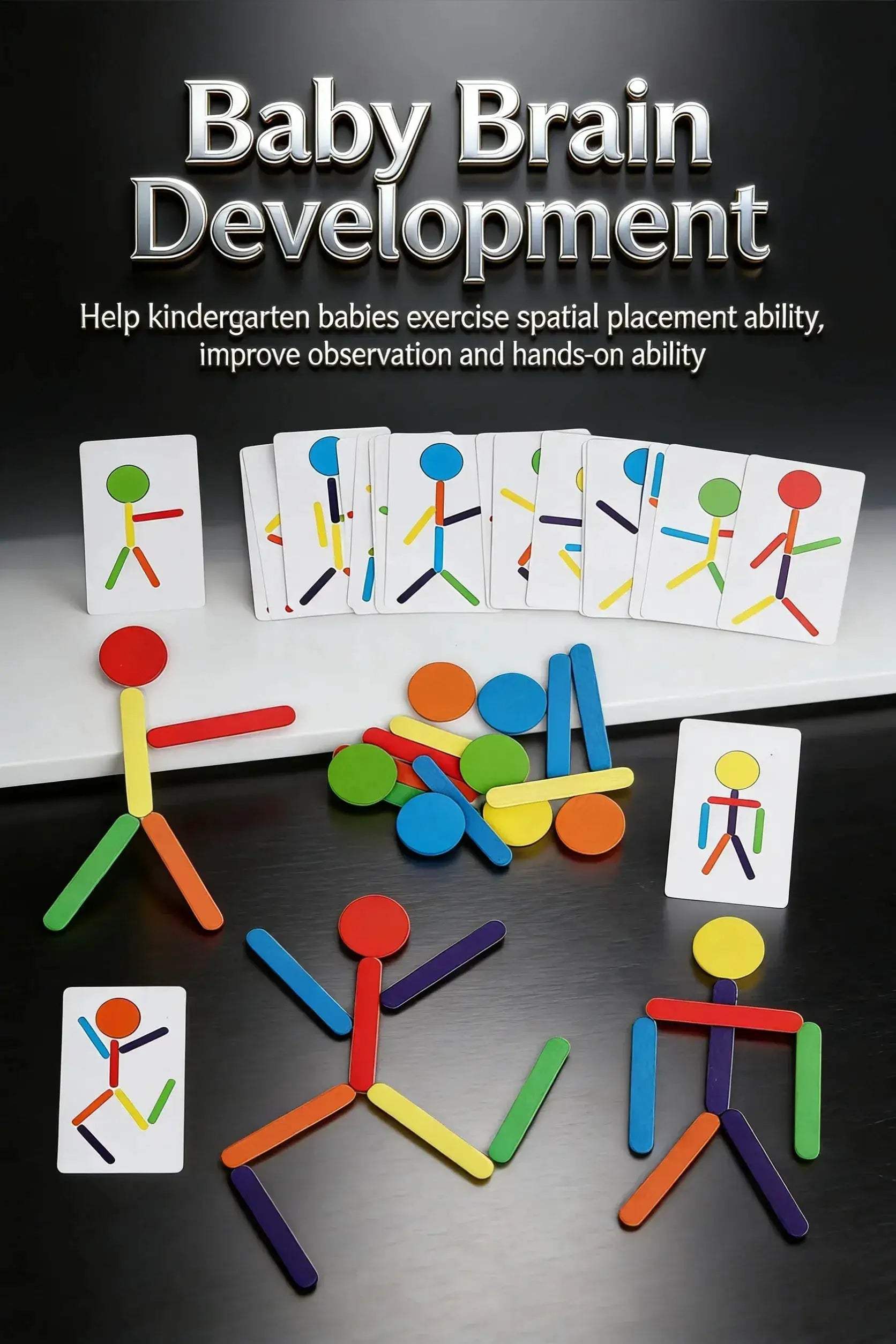 Montessori Wooden Toys For Brain Development And Spatial Skills - ToylandEU