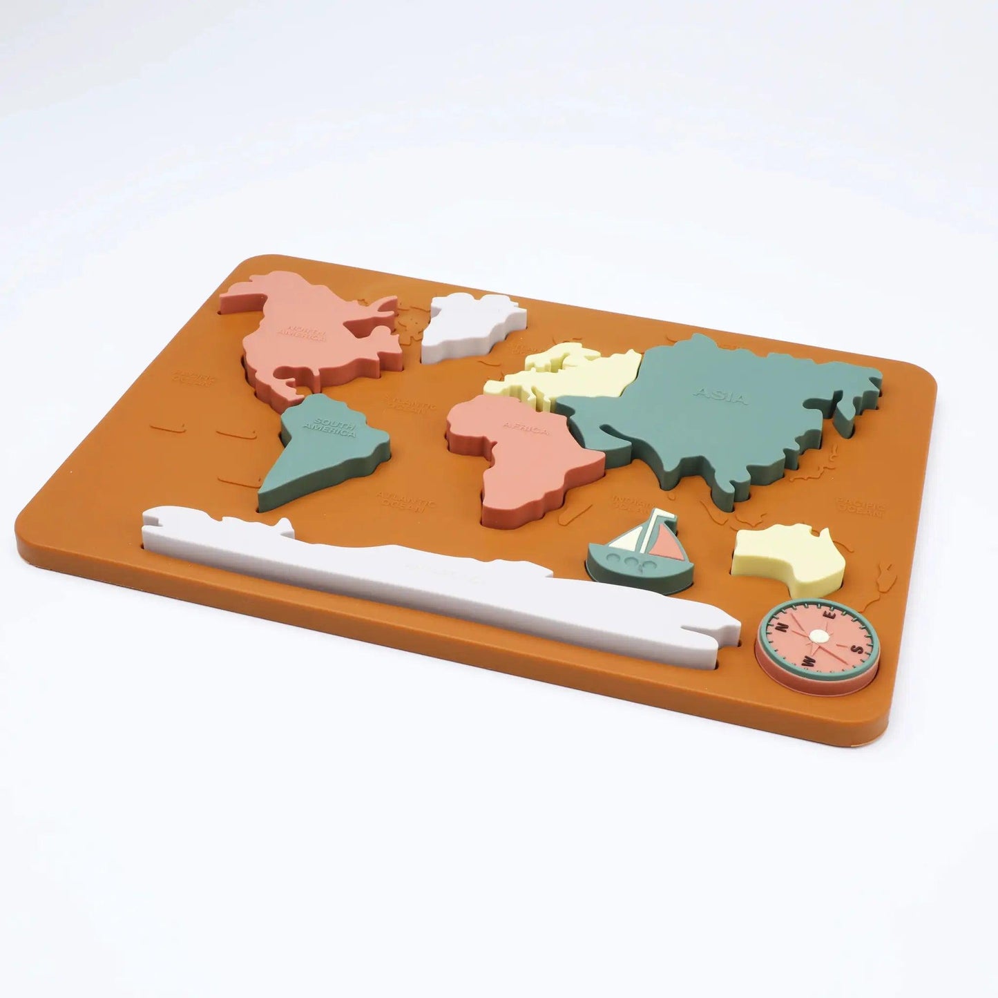  Montessori World Map Educational Puzzle Toy Non Toxic -  ToylandEU™