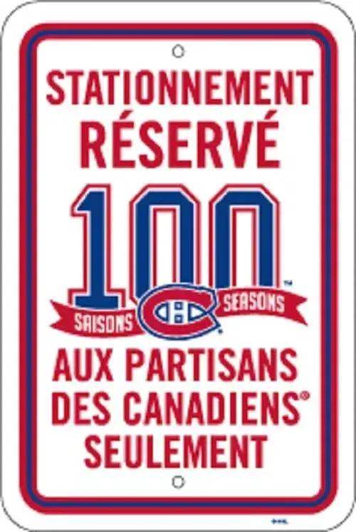  Montreal Canadiens 12x18 Plastic Sign Official Team Decor -  ToylandEU™