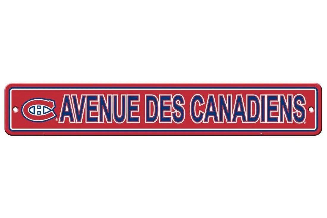  Montreal Canadiens 4x24 Plastic Street Style Signage -  ToylandEU™