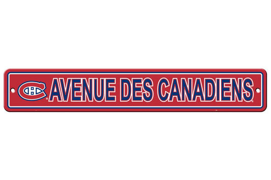 Montreal Canadiens 4x24 Plastic Street Style Signage - ToylandEU