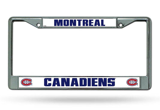 Montreal Canadiens Chrome License Plate Frame Durable - ToylandEU