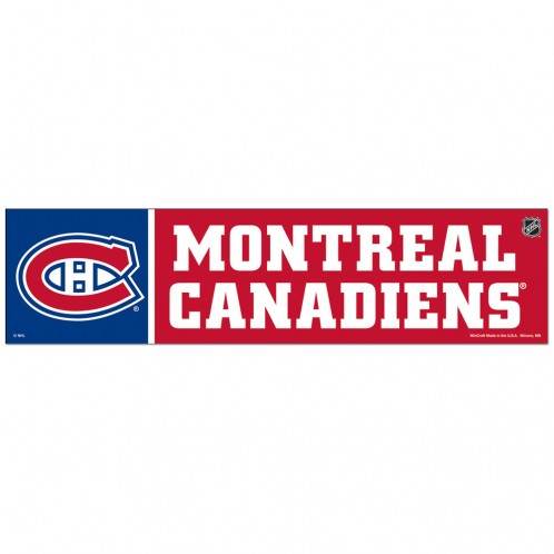 Montreal Canadiens Decal 3x12 Bumper Strip Style Custom - ToylandEU