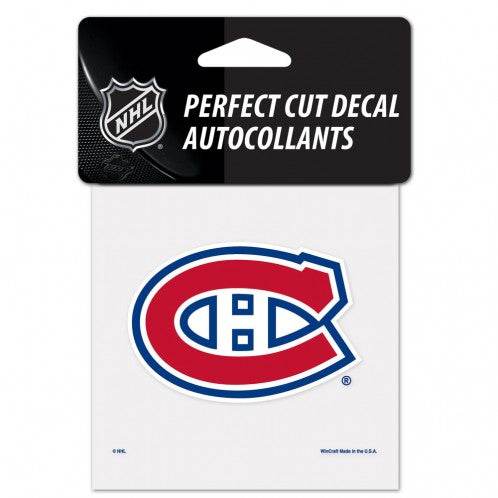 Montreal Canadiens Decal 4x4 Perfect Cut Color Outdoor Vinyl - ToylandEU