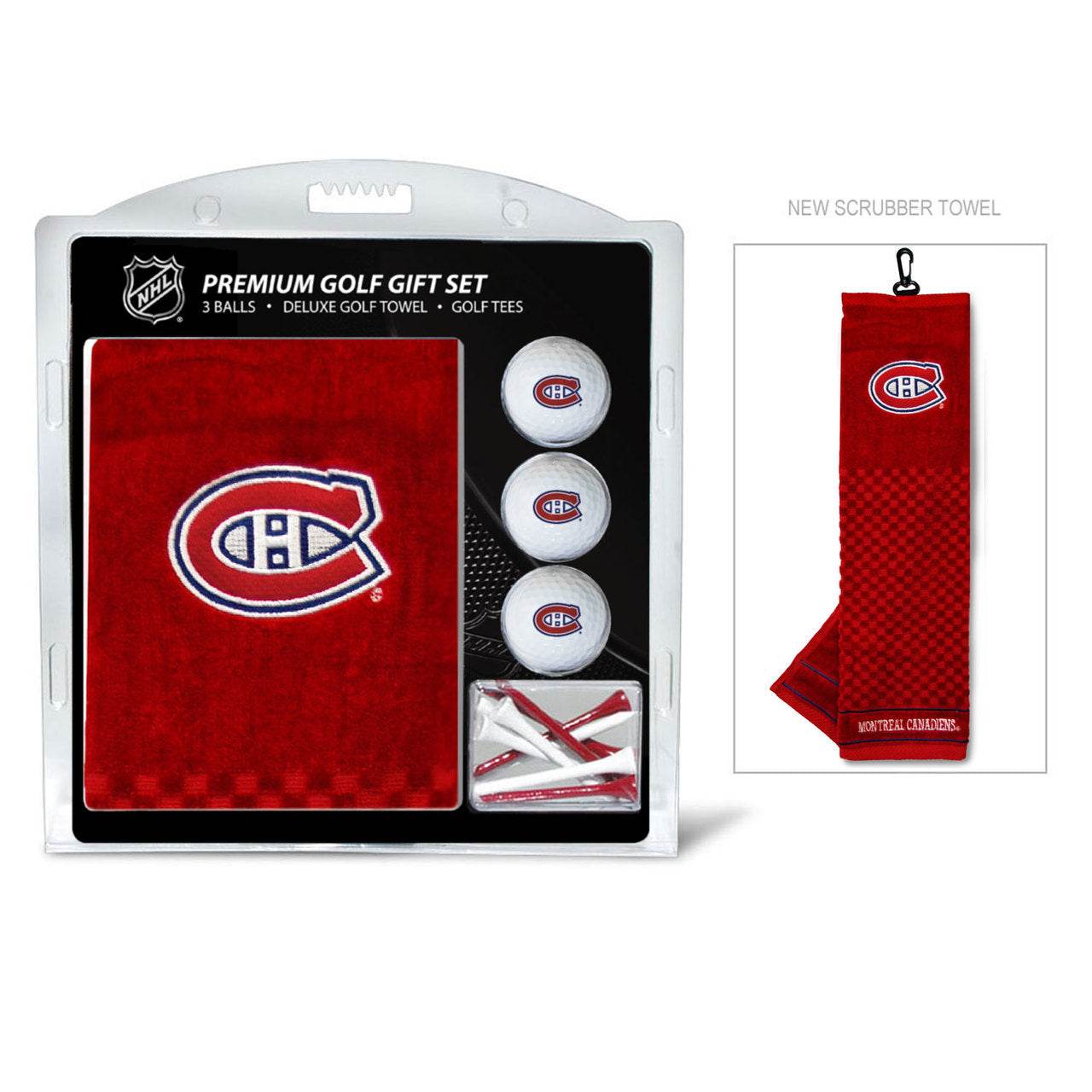 Montreal Canadiens Golf Gift Set With Embroidered Towel - ToylandEU