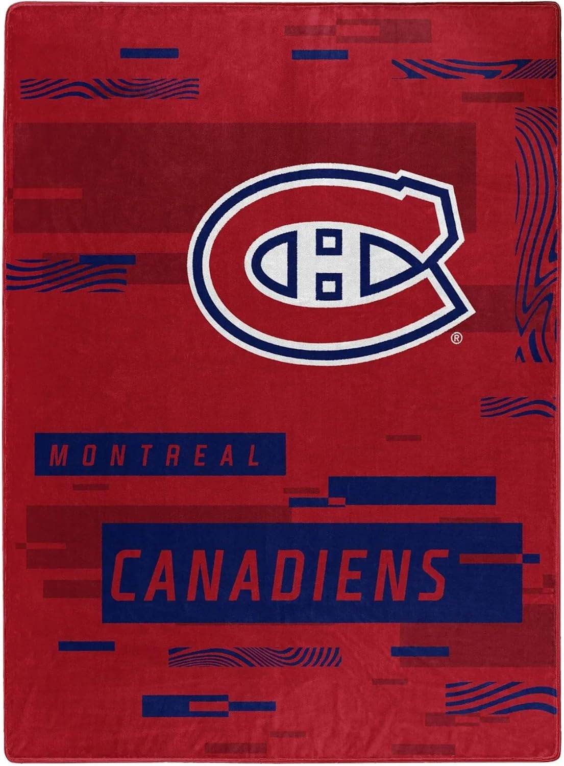 Montreal Canadiens Raschel Blanket 60x80 Digitize Design - ToylandEU