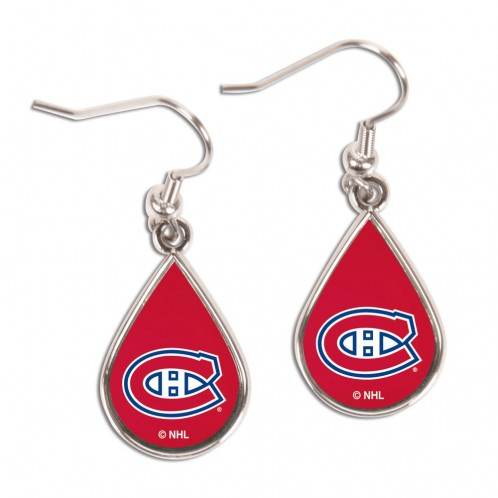 Montreal Canadiens Tear Drop Earrings Officially Licensed - ToylandEU