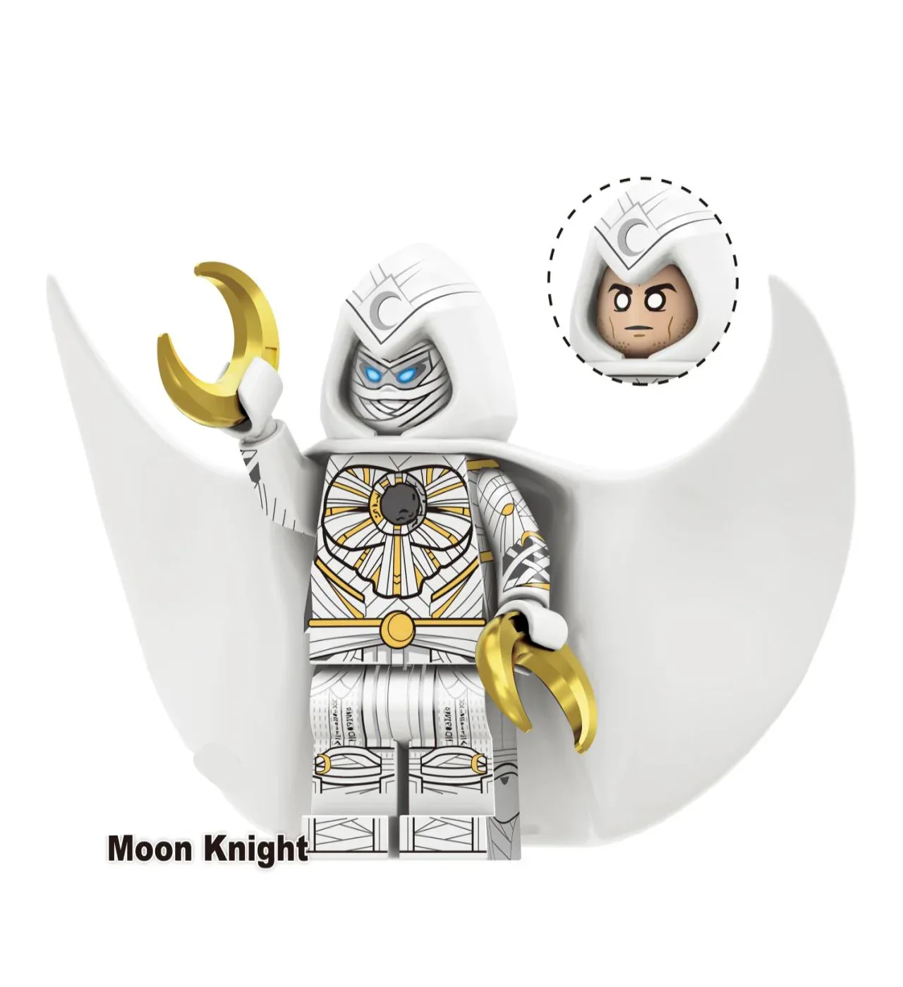 Moon Knight Custom Minifigure - ToylandEU