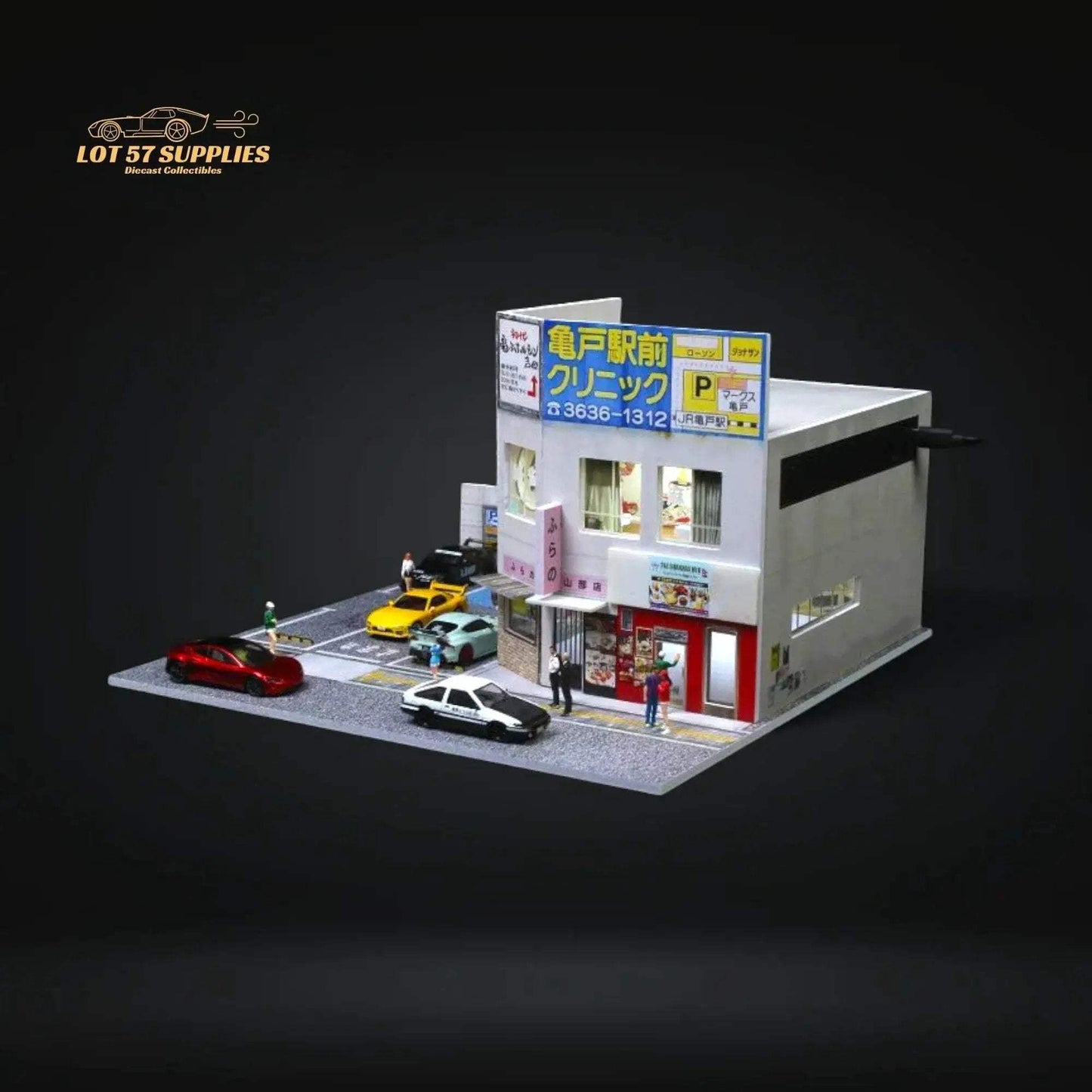 MoreArt Japanese Diorama Scale 1 64 Building USB C Powered - ToylandEU