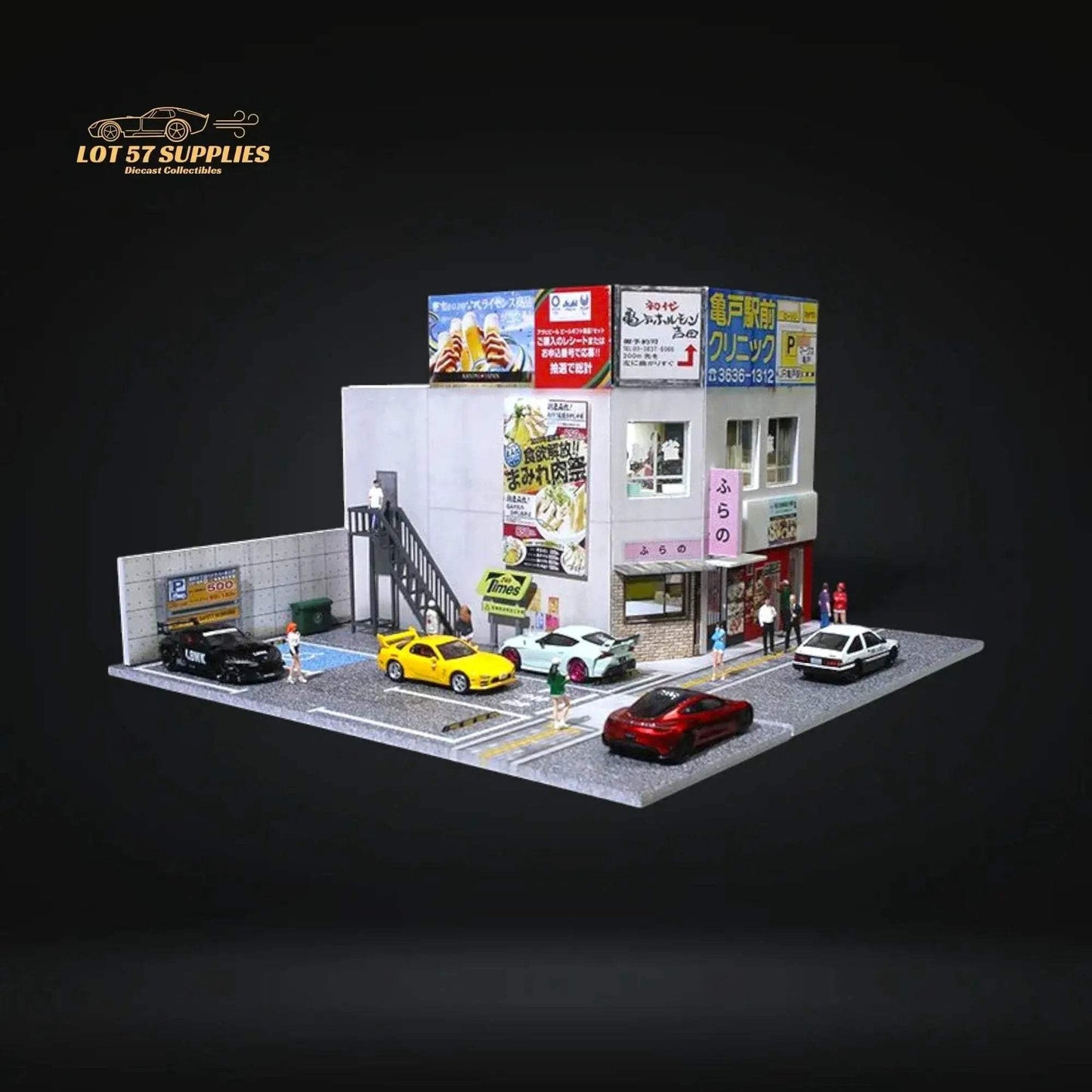 MoreArt Japanese Diorama Scale 1 64 Building USB C Powered - ToylandEU