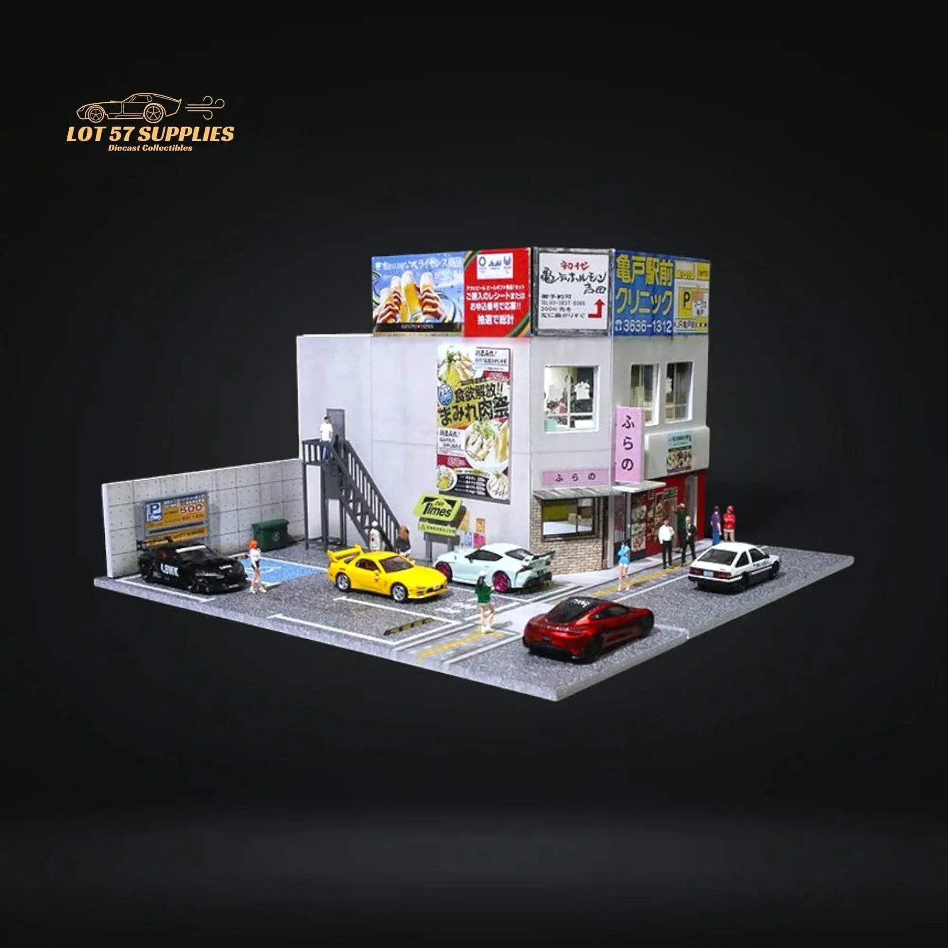 MoreArt Japanese Diorama Scale 1 64 Building USB C Powered - ToylandEU