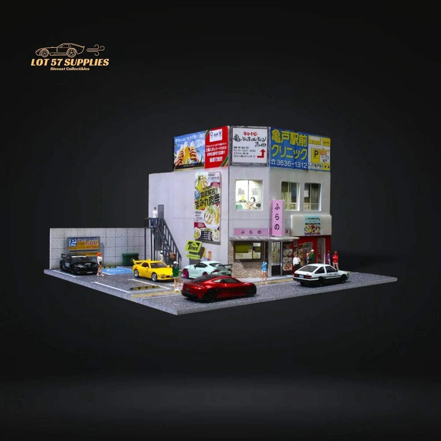 MoreArt Japanese Diorama Scale 1 64 Building USB C Powered - ToylandEU