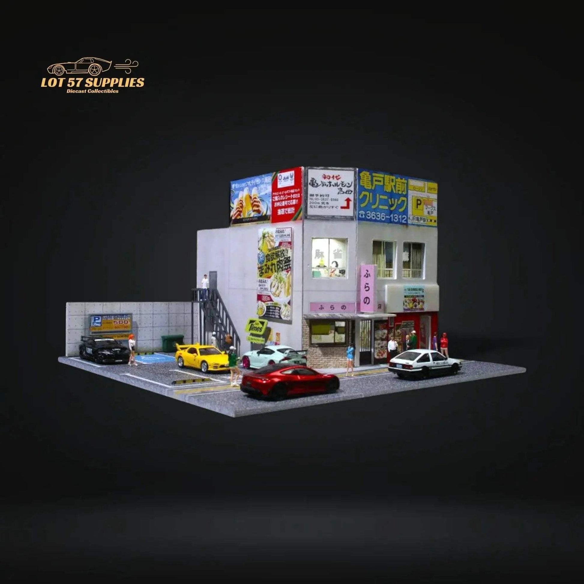 MoreArt Japanese Diorama Scale 1 64 Building USB C Powered - ToylandEU