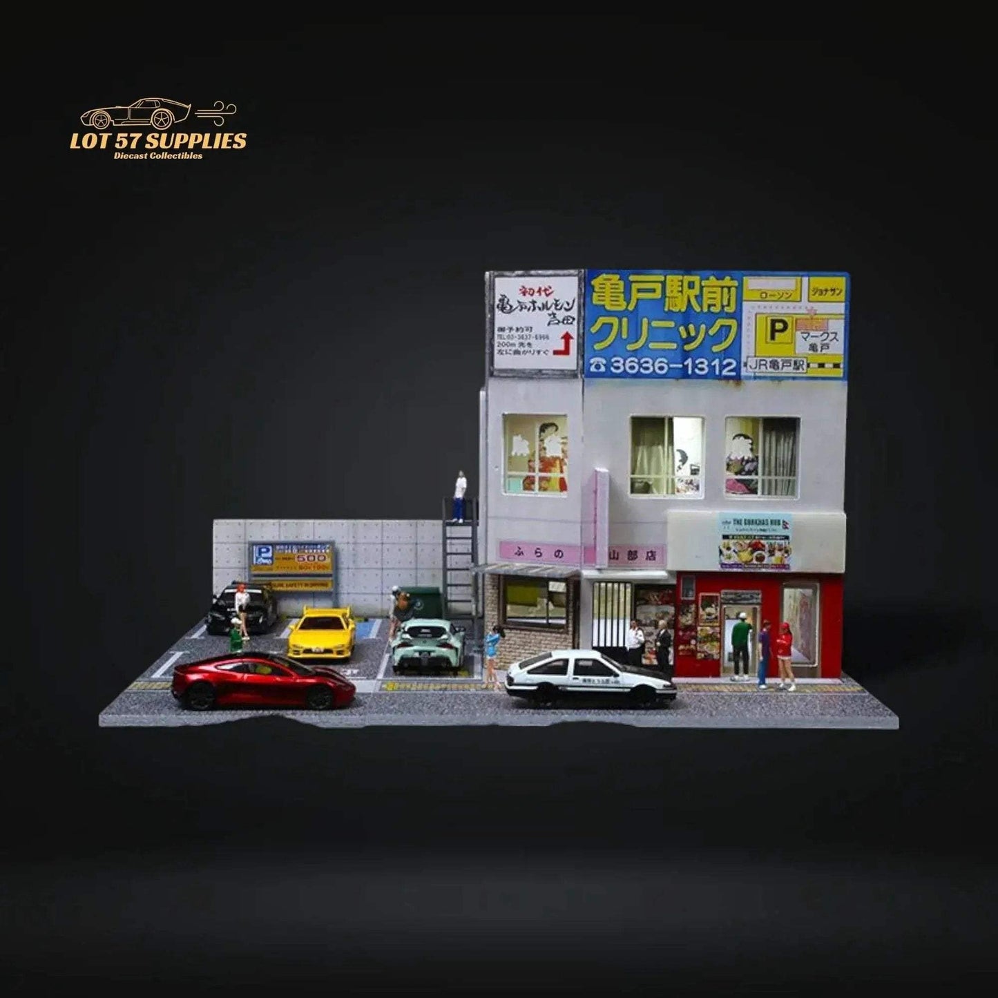 MoreArt Japanese Diorama Scale 1 64 Building USB C Powered - ToylandEU