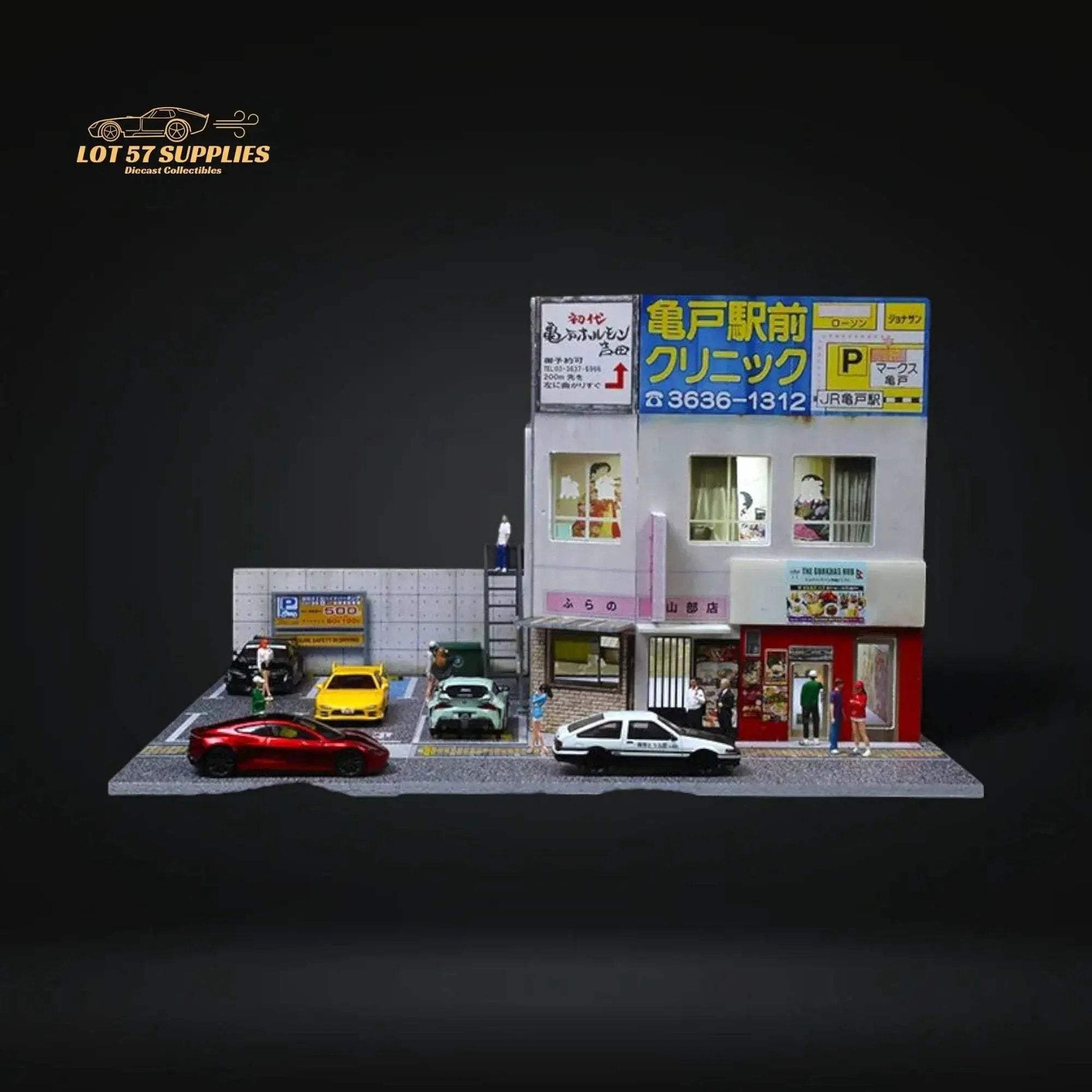 MoreArt Japanese Diorama Scale 1 64 Building USB C Powered - ToylandEU