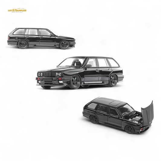  BMW E30 Diecast Openable Hood 1 64 Cambered Black -  ToylandEU™