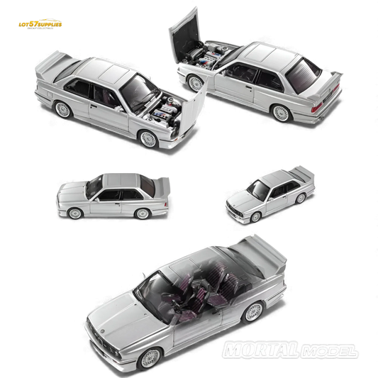  BMW E30 M3 Diecast 1 64 Scale Silver Gray Pre Order -  ToylandEU™