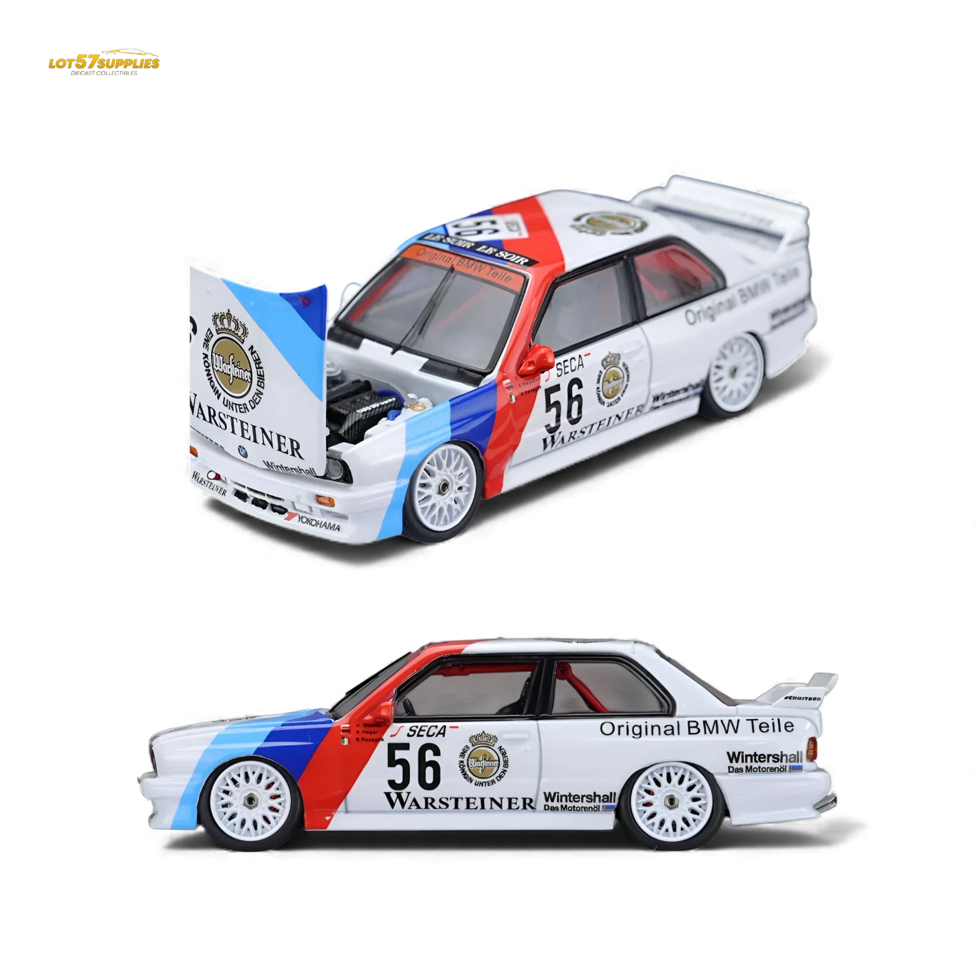 Mortal BMW M3 E30 M Power SPA Endurance Race 1:64 - ToylandEU